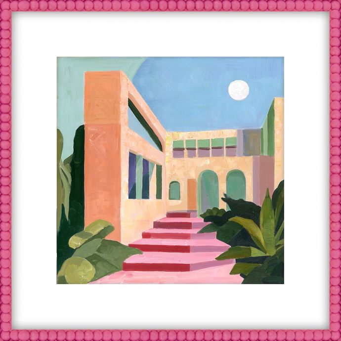 Schilderij met frame Mediterraans