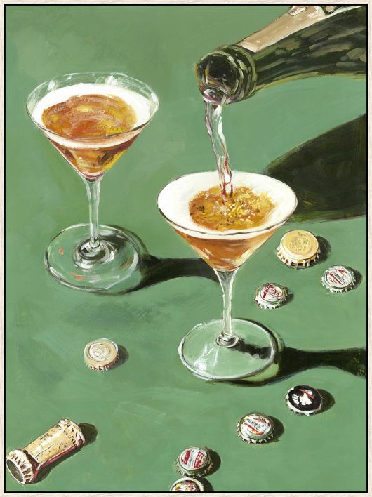 Schilderij met frame cocktails