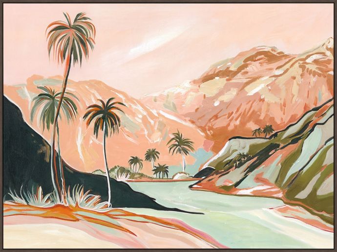 Schilderij met frame tropical 