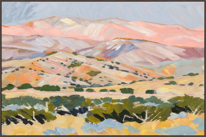Schilderij met frame mountains 