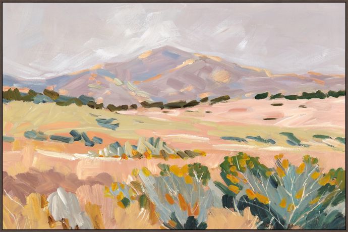 Schilderij met frame mountains 