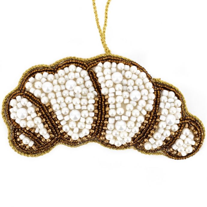 Hanger met kralen croissant