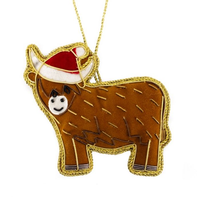Hanger met kralen buffel