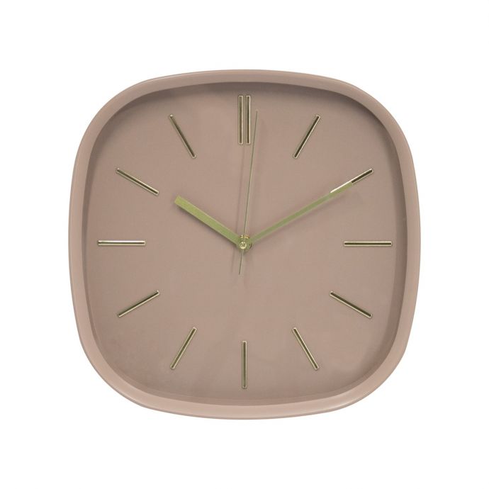 Wandklok Luno 30cm beige