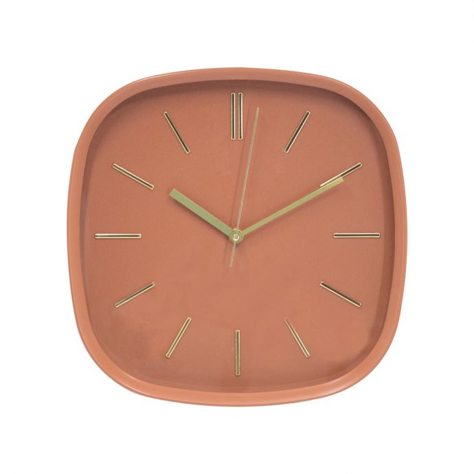 Wandklok Luno 30cm clay