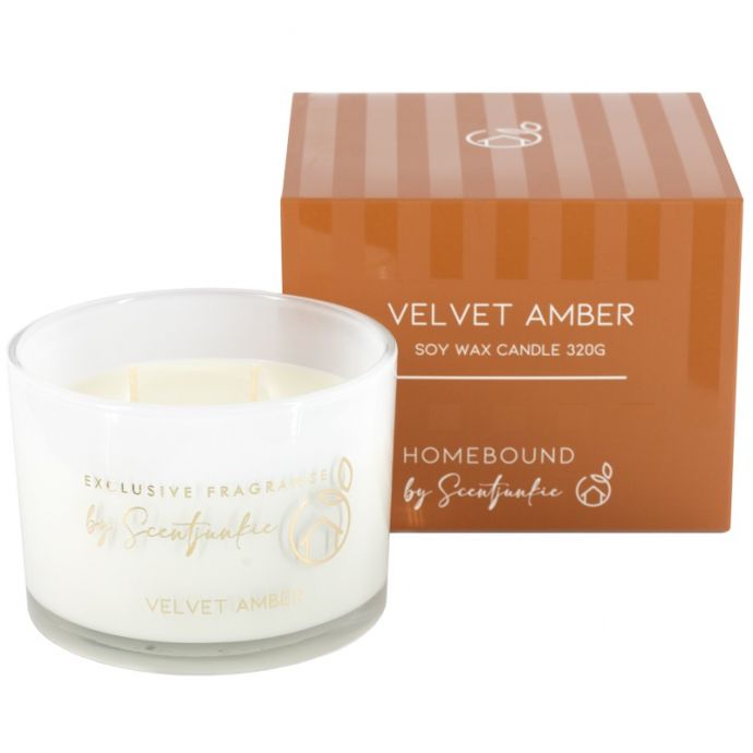 Geurkaars 'Velvet amber'