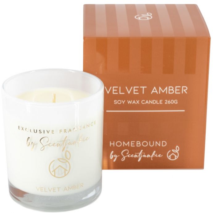 Geurkaars 'Velvet amber'