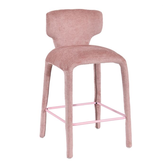 Barstoel Elin roze