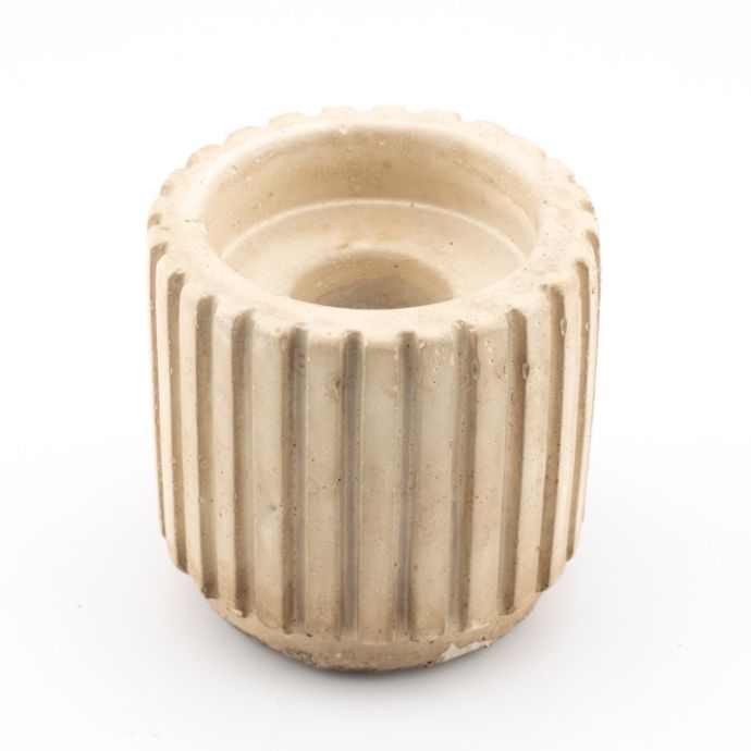 Aardewerk kaarsenstandaard Zilt S