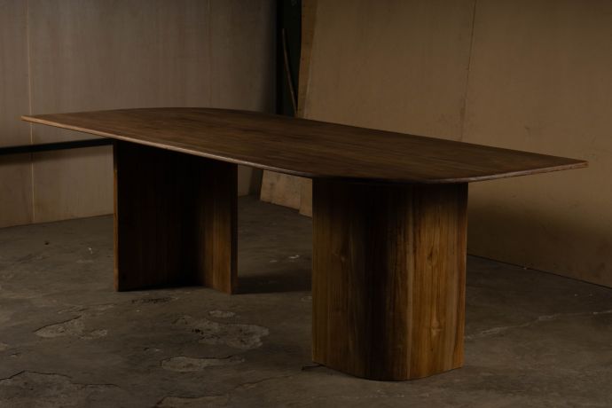 Eettafel Deens ovaal Seren teak 240x110cm