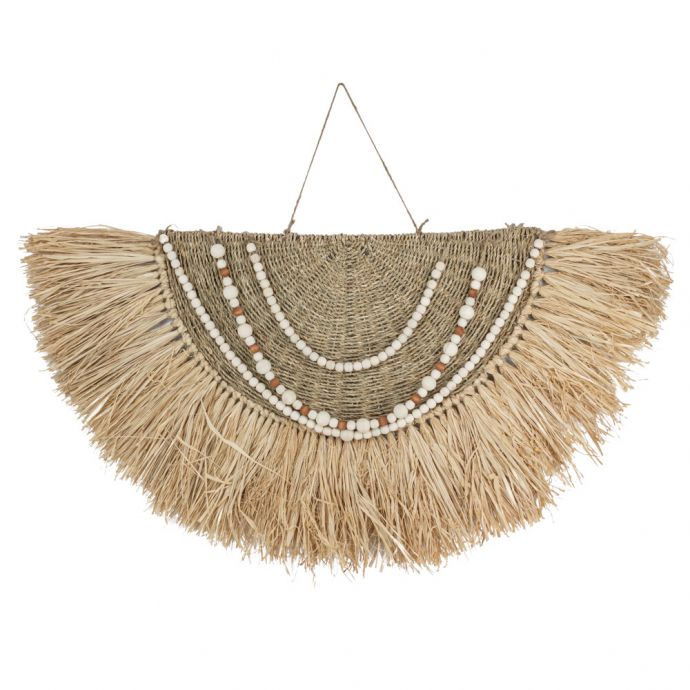 Raffia wandhanger