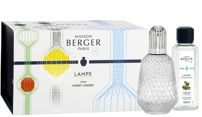 Maison Berger Geurbrander Giftset Crasset transparant