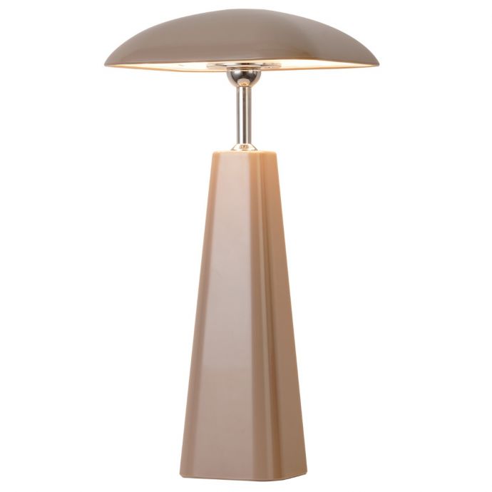Bureaulamp Piazza LED op accu taupe