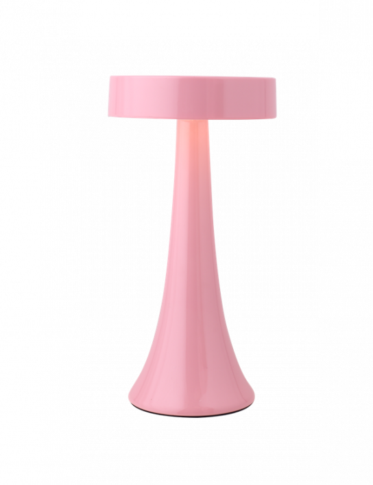Bureaulamp Nova LED op accu roze