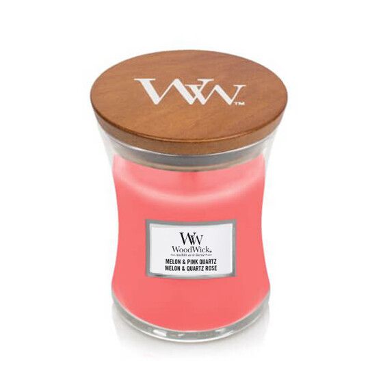 WoodWick Candle Melon & Pink Quartz