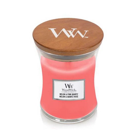 WoodWick Candle Melon & Pink Quartz