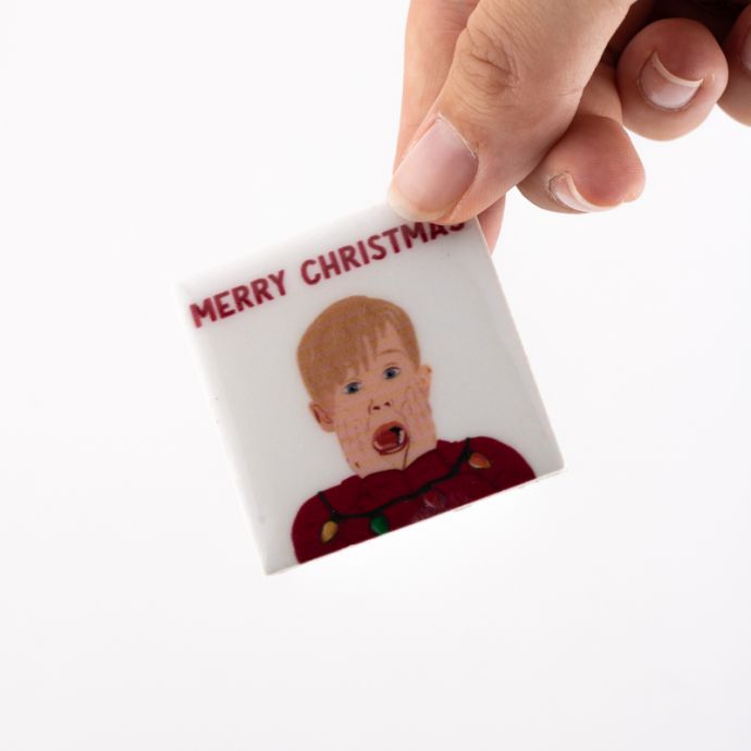 Magneettegeltje - Merry christmas home alone