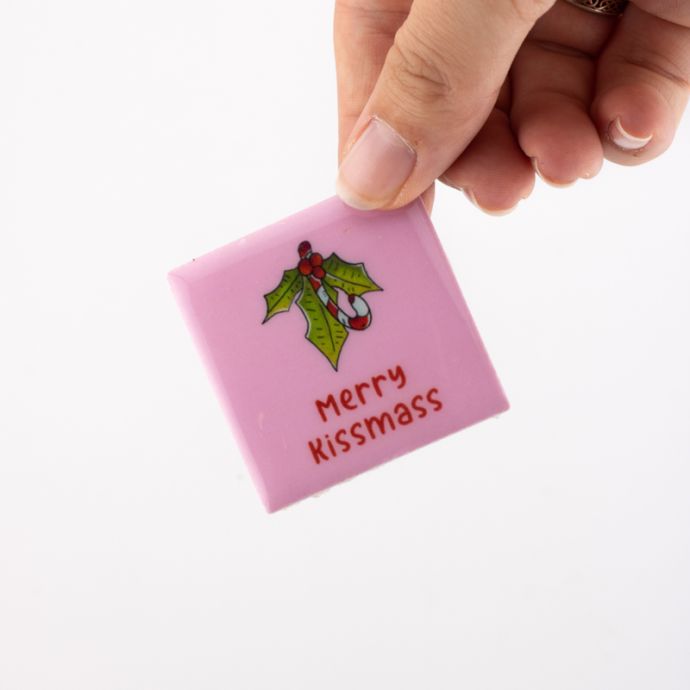 Magneettegeltje - Merry kissmas
