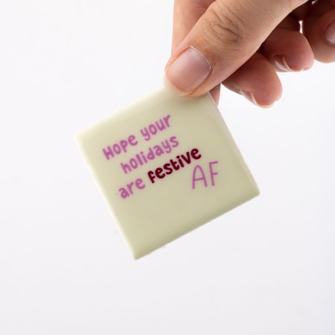 Magneettegeltje - Holidays festive AF