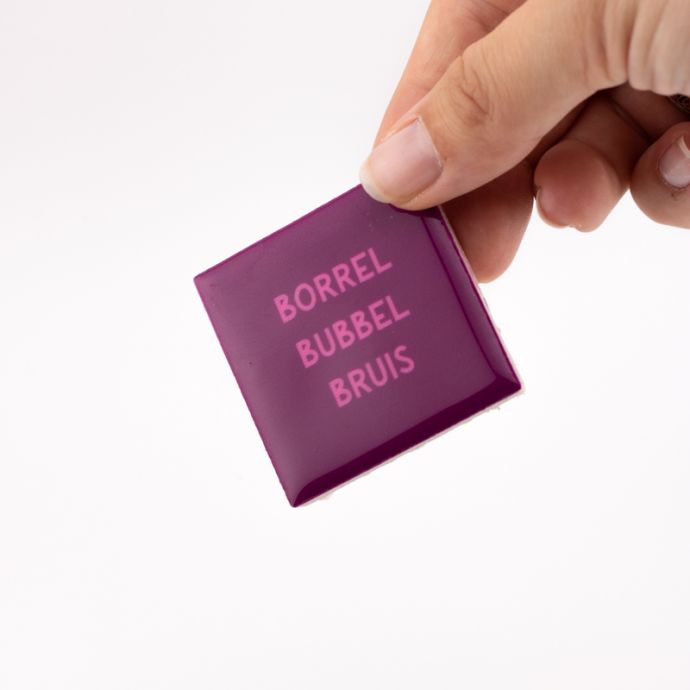 Magneettegeltje - Borrel bubbel bruis