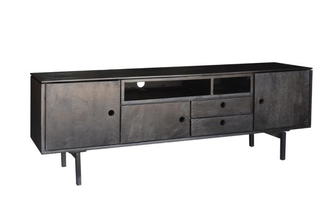 TV-meubel Toba 180cm zwart