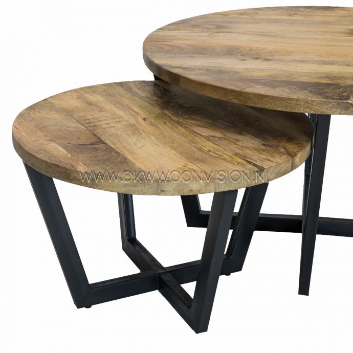 Salontafelset mango rond