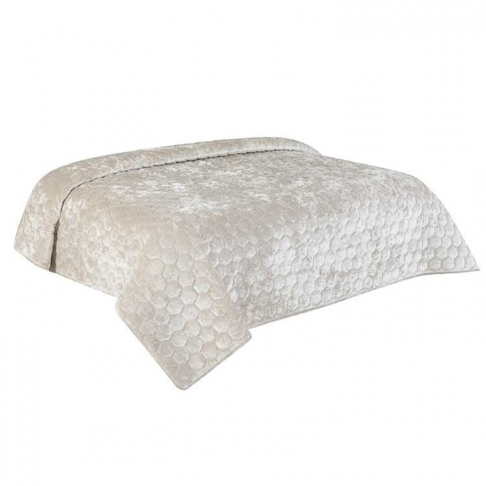 Bedsprei Peggy dove white