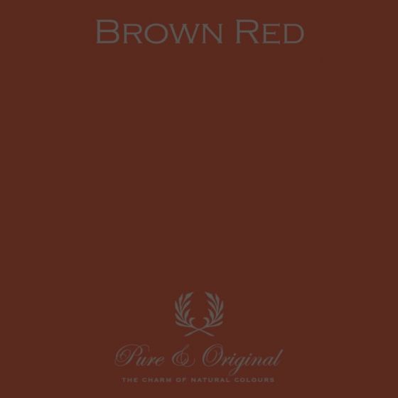 Pure & Original Traditional Paint Eggshell Brown Red