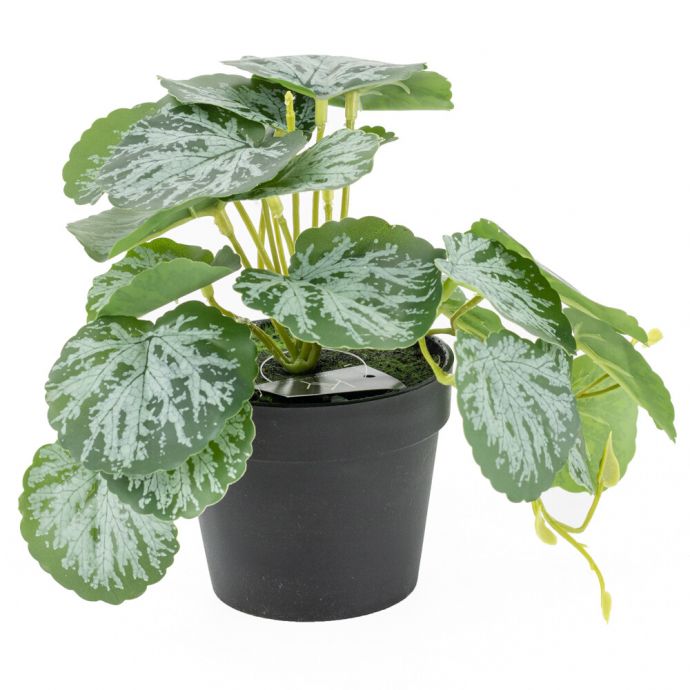 Begonia kunstplant in pot
