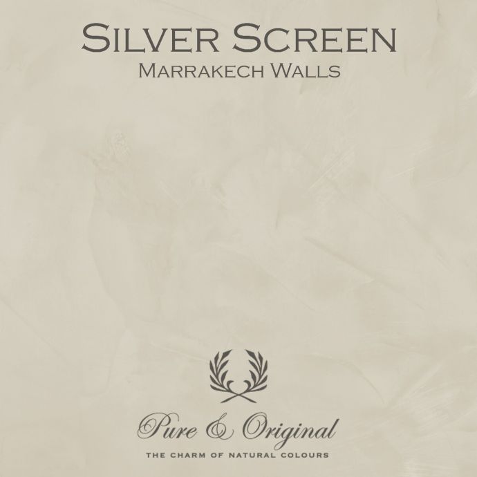 Pure & Original Marrakech Walls Silver Screen