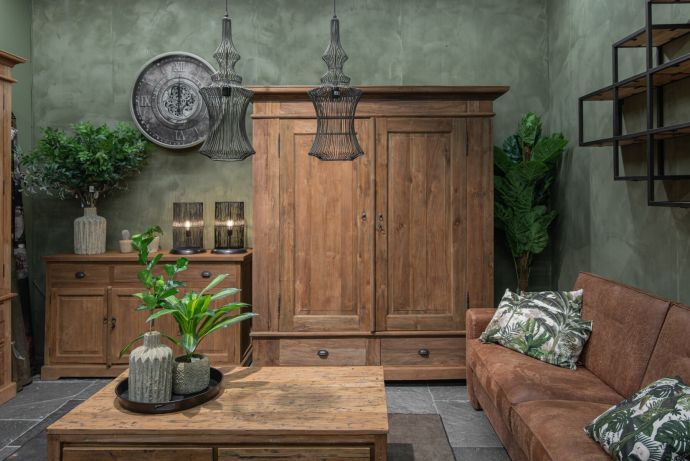 Dichte kast Ravello teak