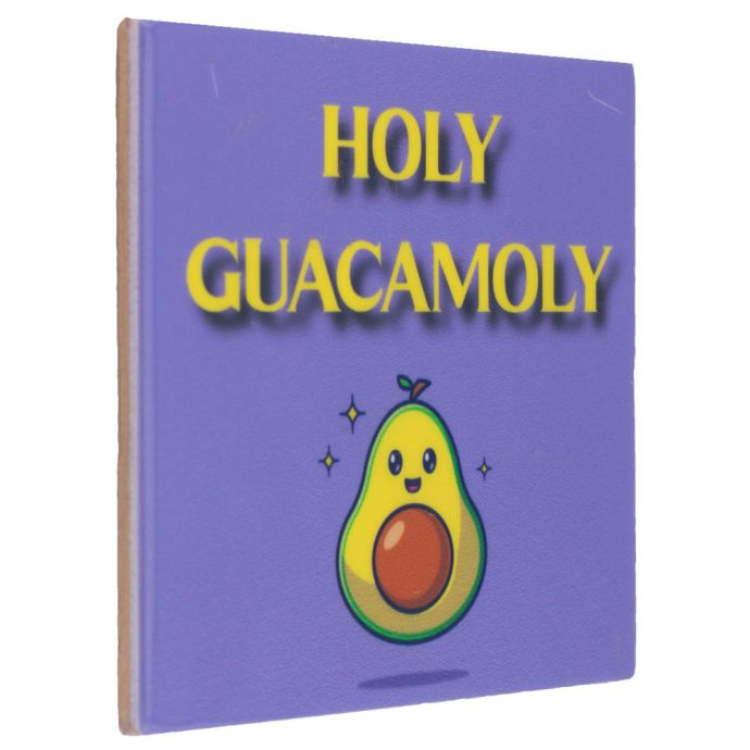 Tegeltje 'Holy guacamoly'