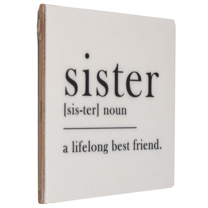 Tegeltje - Sister dictionary