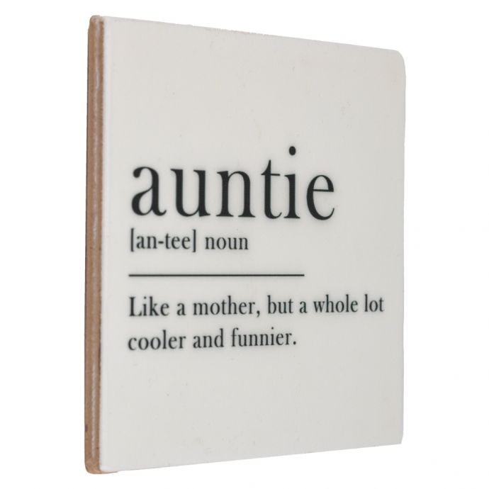 Tegeltje - Auntie dictionary