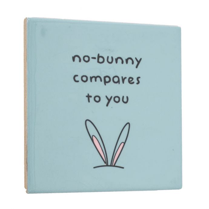 Tegeltje - No-bunny compares
