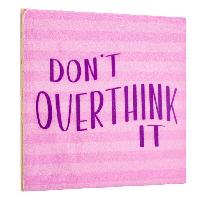 Tegeltje - Don't overthink it