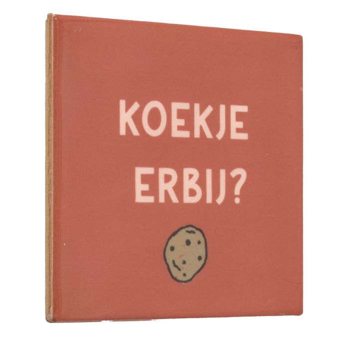 Tegeltje - Koekje erbij