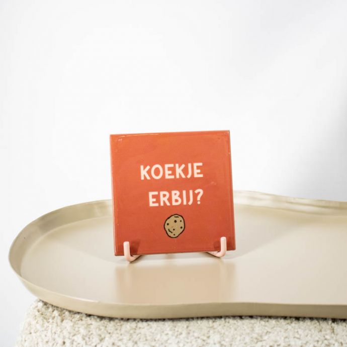 Tegeltje - Koekje erbij