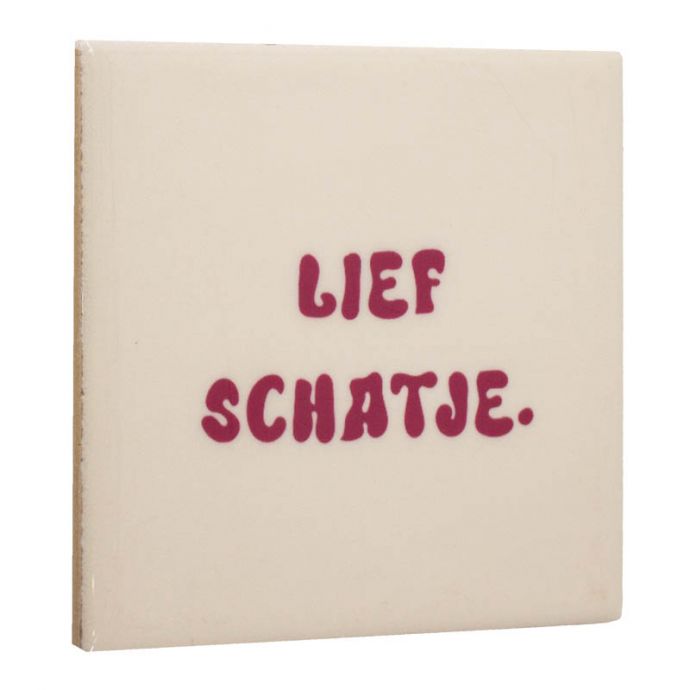 Tegeltje - Lief schatje
