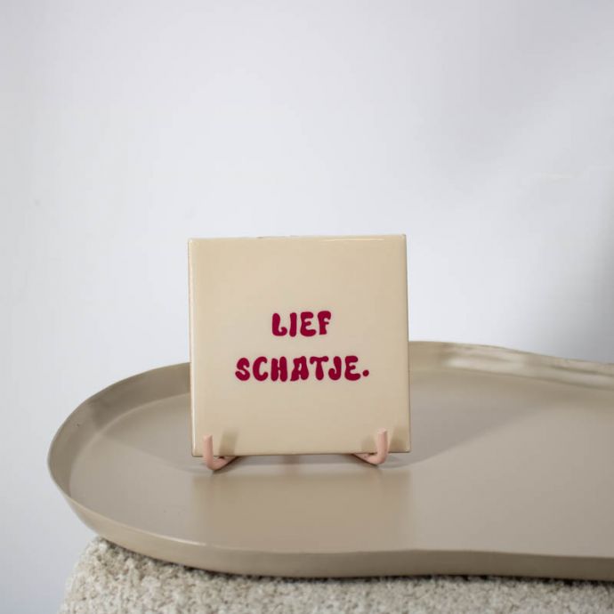 Tegeltje - Lief schatje