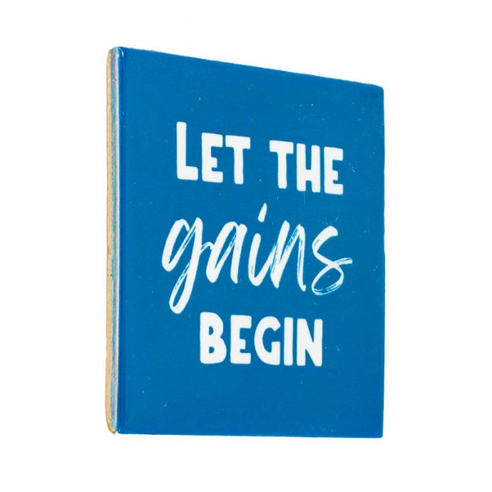 Tegeltje - Let the gains begin 
