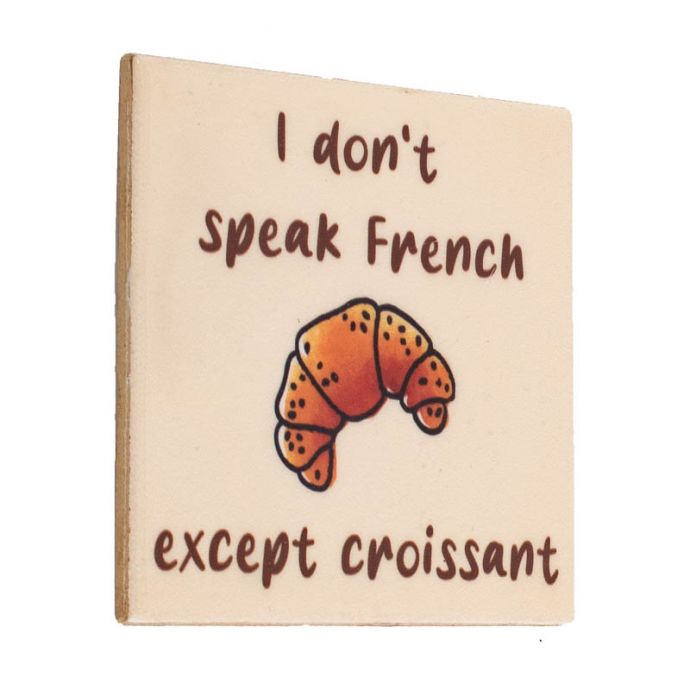 Tegeltje - Croissant 