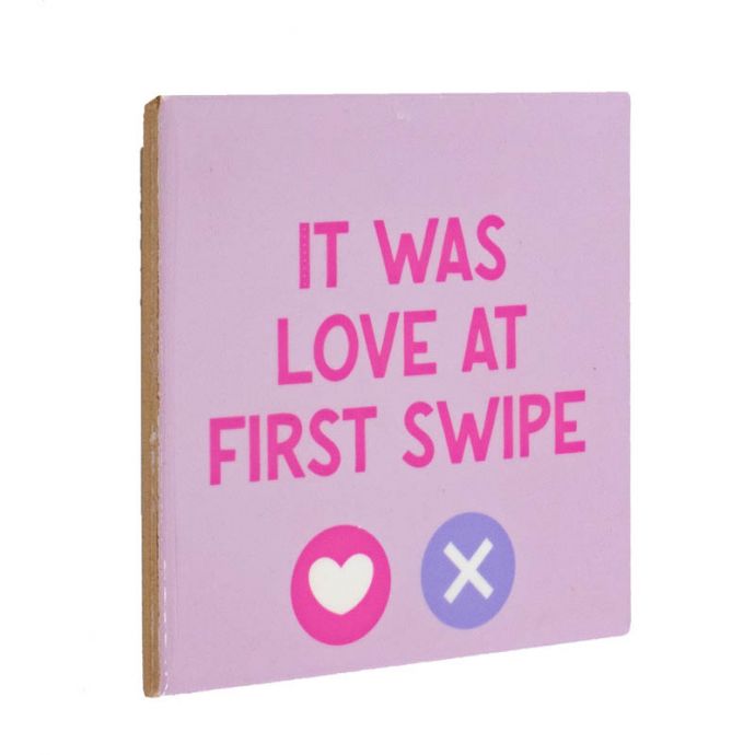 Tegeltje - Love at first swipe 