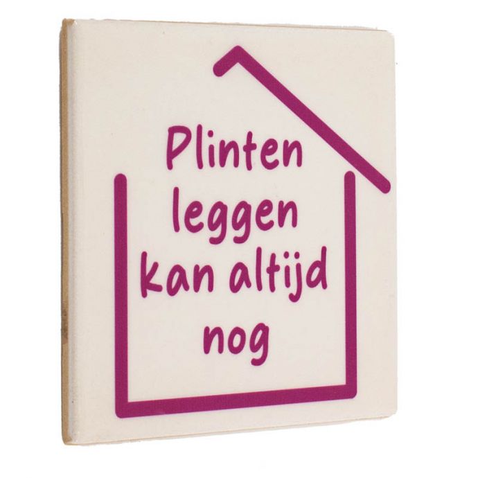 Tegeltje - Plinten leggen