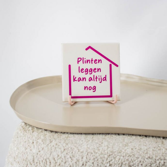 Tegeltje - Plinten leggen