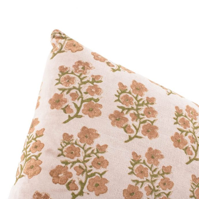 Kussen floral rosewood