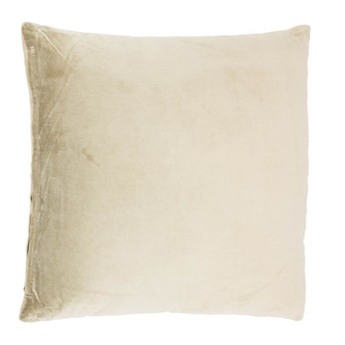 Kussen velours beige