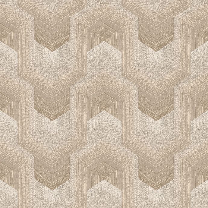 Patroon behang Exclusive Threads - Polygonal Dream