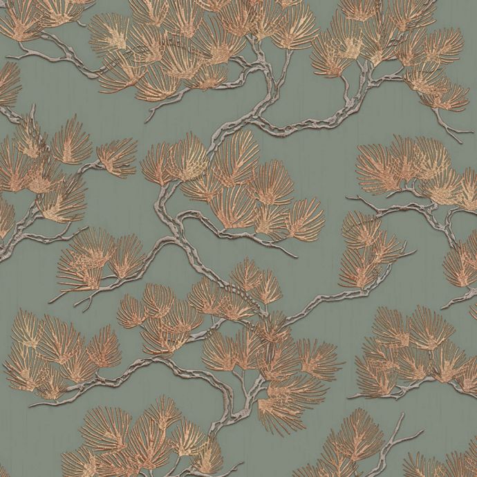 Patroon behang Wall Fabric - pine tree