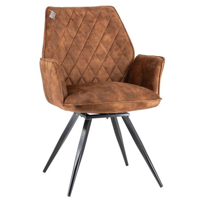Eetkamerstoel Torvi velvet roest
